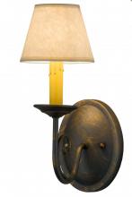 Meyda Yellow 182600 - 5" Wide Jenna Wall Sconce