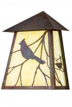 Meyda Yellow 183213 - 9"W Stillwater Song Bird Wall Sconce