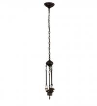 Meyda Yellow 184620 - 20"W Solar Black 3 LT Inverted Pendant Hardware