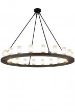 Meyda Yellow 185532 - 60"W Loxley 20 LT Chandelier
