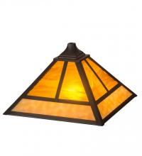 Meyda Yellow 188105 - 13"Sq "T" Mission Shade
