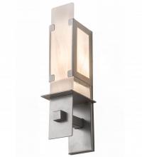 Meyda Yellow 188535 - 6.5"W Estructura Wall Sconce