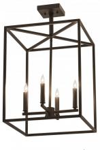 Meyda Yellow 188630 - 16"Sq Kitzi Box Pendant