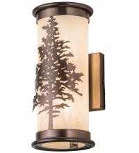 Meyda Yellow 189042 - 5"W Tamarack Wall Sconce