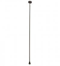 Meyda Yellow 189203 - 5"W Craftsman Brown 1 LT Pendant Hardware