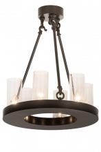 Meyda Yellow 189306 - 18" Wide Loxley 6 Light Chandelier