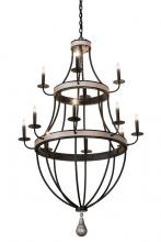 Meyda Yellow 189817 - 36" Wide Georgetown Chandelier
