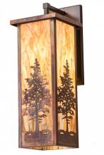 Meyda Yellow 190093 - 10"W Tamarack Wall Sconce