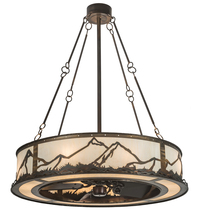 Meyda Yellow 190518 - 44" Wide Mountain Range Chandel-Air