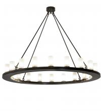 Meyda Yellow 190596 - 60" Wide Loxley 20 Light Chandelier
