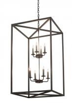 Meyda Yellow 190857 - 24"Sq Kitzi Box Pendant