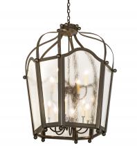Meyda Yellow 191316 - 33" Wide Citadel 10 Light Pendant