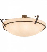 Meyda Yellow 192183 - 48" Wide Covina Semi-Flushmount