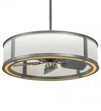 Meyda Yellow 192435 - 36.5" Wide Smythe Craftsman Chandel-Air