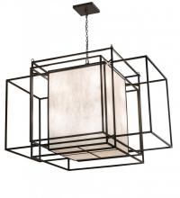 Meyda Yellow 192699 - 72" Long Kitzi Box Oblong Pendant
