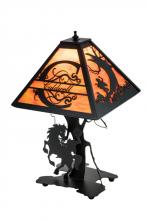 Meyda Yellow 194148 - 12.5" Wide Personalized Headless Horseman Table Lamp