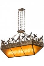 Meyda Yellow 194483 - 48"L Ducks in Flight Inverted Pendant