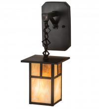 Meyda Yellow 194872 - 6"Wide Hyde Park "T" Mission Hanging Wall Sconce