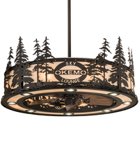 Meyda Yellow 195287 - 45" Wide Personalized Okemo Sky Lounge Chandel-Air