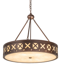 Meyda Yellow 195657 - 30" Wide Personalized Hamilton Pendant