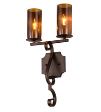 Meyda Yellow 197285 - 10" Wide Piero 2 LT Wall Sconce