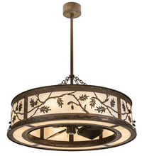 Meyda Yellow 197416 - 45" Wide Oak Leaf & Acorn Chandel-Air
