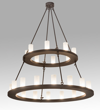 Meyda Yellow 197483 - 54" Wide Loxley 24 Light Two Tier Chandelier