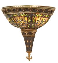 Meyda Yellow 19819 - 18"W Fleur-de-lis Wall Sconce.604