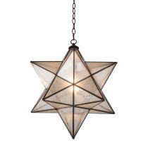 Meyda Yellow 198460 - 18" Wide Moravian Star Pendant