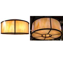 Meyda Yellow 19862 - 48"Wide Mission Prime Semi-Flushmount