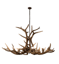 Meyda Yellow 200452 - 66" Wide Antlers Elk 8 LT Chandelier