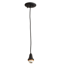 Meyda Yellow 203701 - 5" Wide Textured Black Pendant Hardware