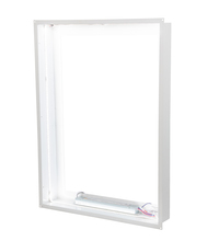 Meyda Yellow 204454 - 23" Wide X 31" High White LED Backlit Window Box