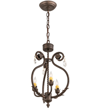 Meyda Yellow 204679 - 12" Wide Antonia 3 Light Chandelier