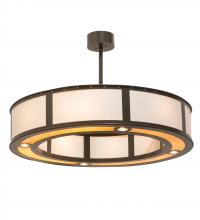 Meyda Yellow 205554 - 44" Wide Smythe Craftsman Pendant