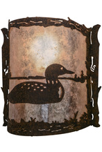 Meyda Yellow 205680 - 9" Wide Loon Right Wall Sconce