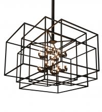 Meyda Yellow 211638 - 72" Square Kitzi Box Pendant
