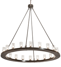 Meyda Yellow 212201 - 60" Wide Loxley 20 Light Chandelier