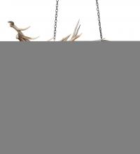 Meyda Yellow 212262 - 69" Long Antlers Elk 8 Light Oblong Chandelier