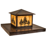 Meyda Yellow 212322 - 42" Square Tamarack Pier Mount