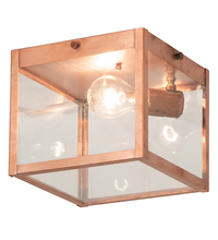 Meyda Yellow 212476 - 8" Square Mission Prime Flushmount