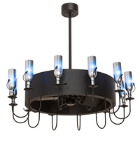 Meyda Yellow 213081 - 50" Wide Tuscan Vineyard 12 Light Chandel-Air