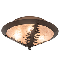 Meyda Yellow 213198 - 18" Wide Tamarack Flushmount