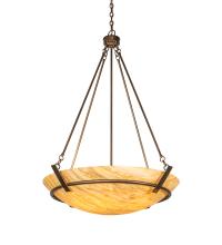 Meyda Yellow 213559 - 36" Wide Covina Inverted Pendant