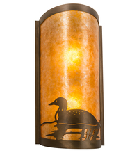 Meyda Yellow 214484 - 9" Wide Loon Wall Sconce