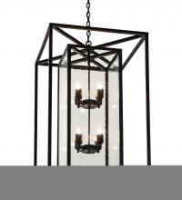 Meyda Yellow 214846 - 25" Square Kitzi Box Pendant