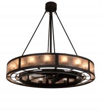 Meyda Yellow 215353 - 48" Wide Smythe Craftsman Chandel-Air