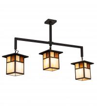 Meyda Yellow 215712 - 47" Long Hyde Park "T" Mission 3 Light Pendant