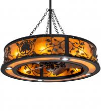 Meyda Yellow 216860 - 45" Wide Personalized Diversion Lake Chandel-Air
