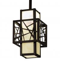 Meyda Yellow 217646 - 7" Square Quadrato Rich Umador Pendant